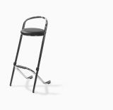 Barchair Chrome Black